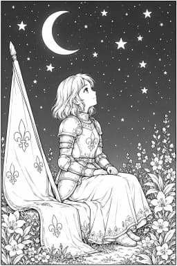 Jeanne d’Arc sous les étoiles à imprimer – Nuit médiévale