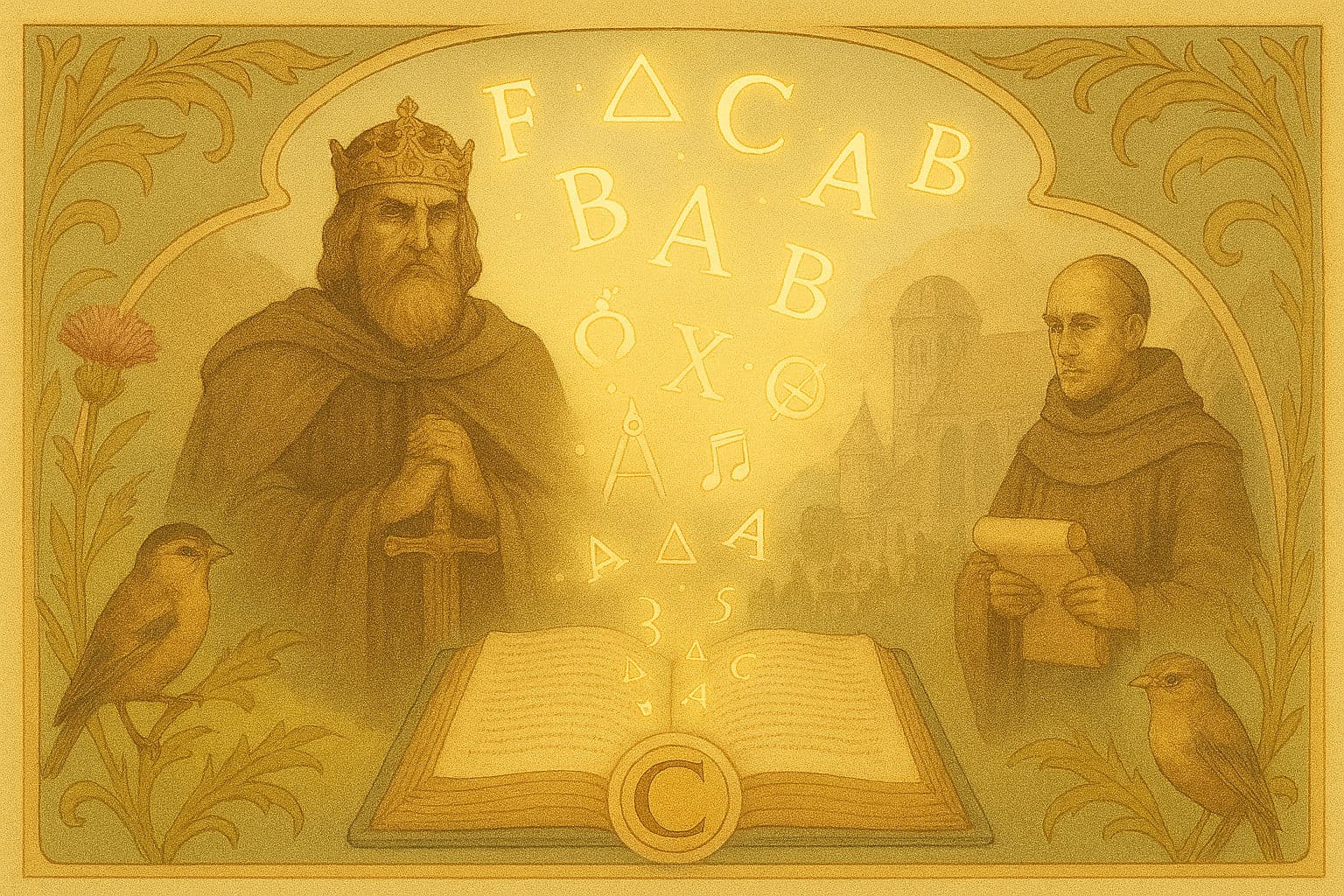 Alcuin, maître de l'école carolingienne