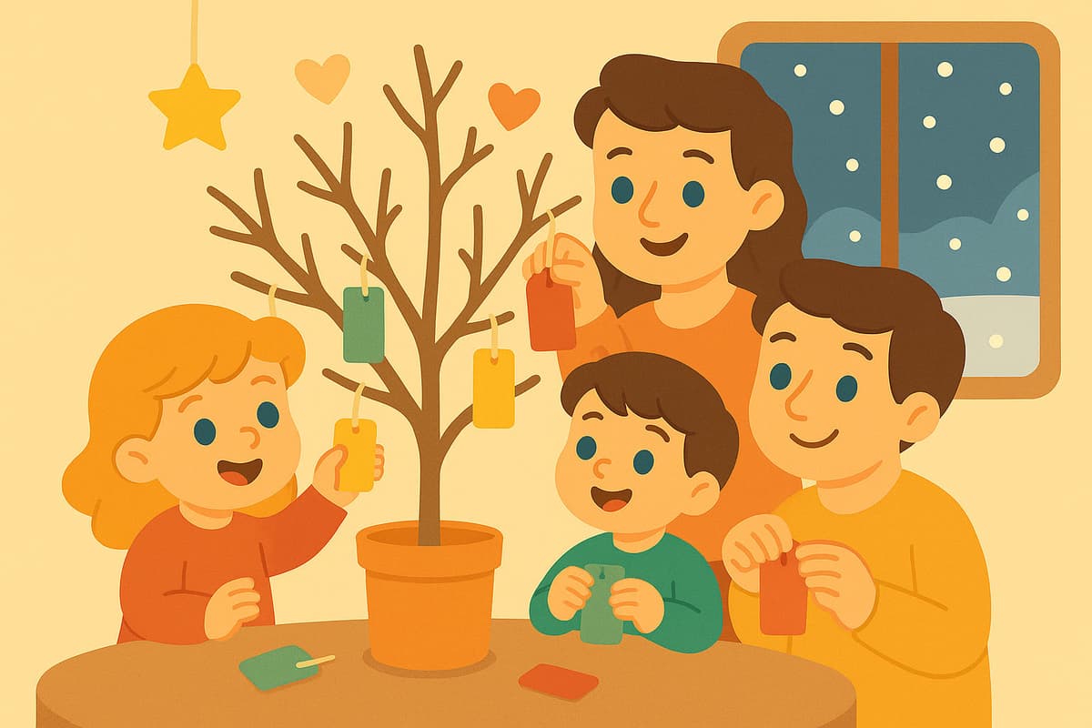 Créer un “arbre à vœux” ou un “calendrier de patience”