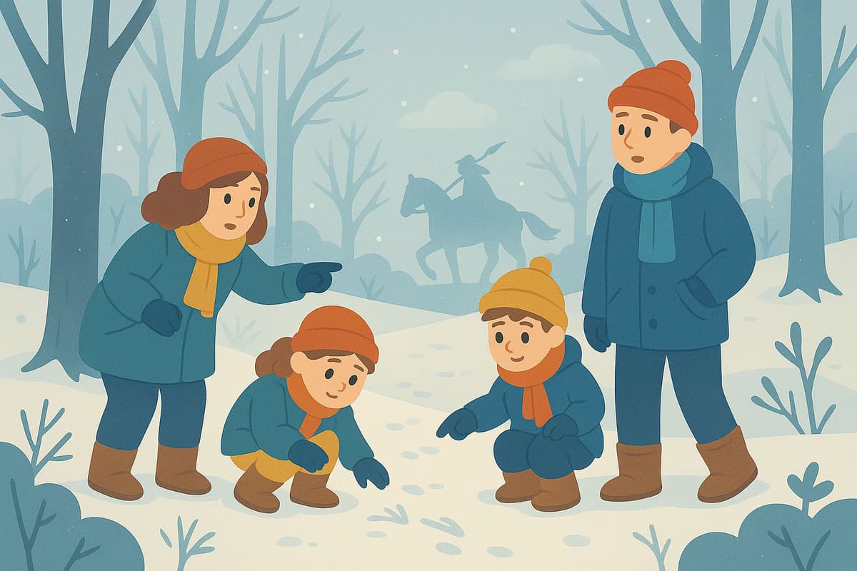 Promenade hivernale en forêt