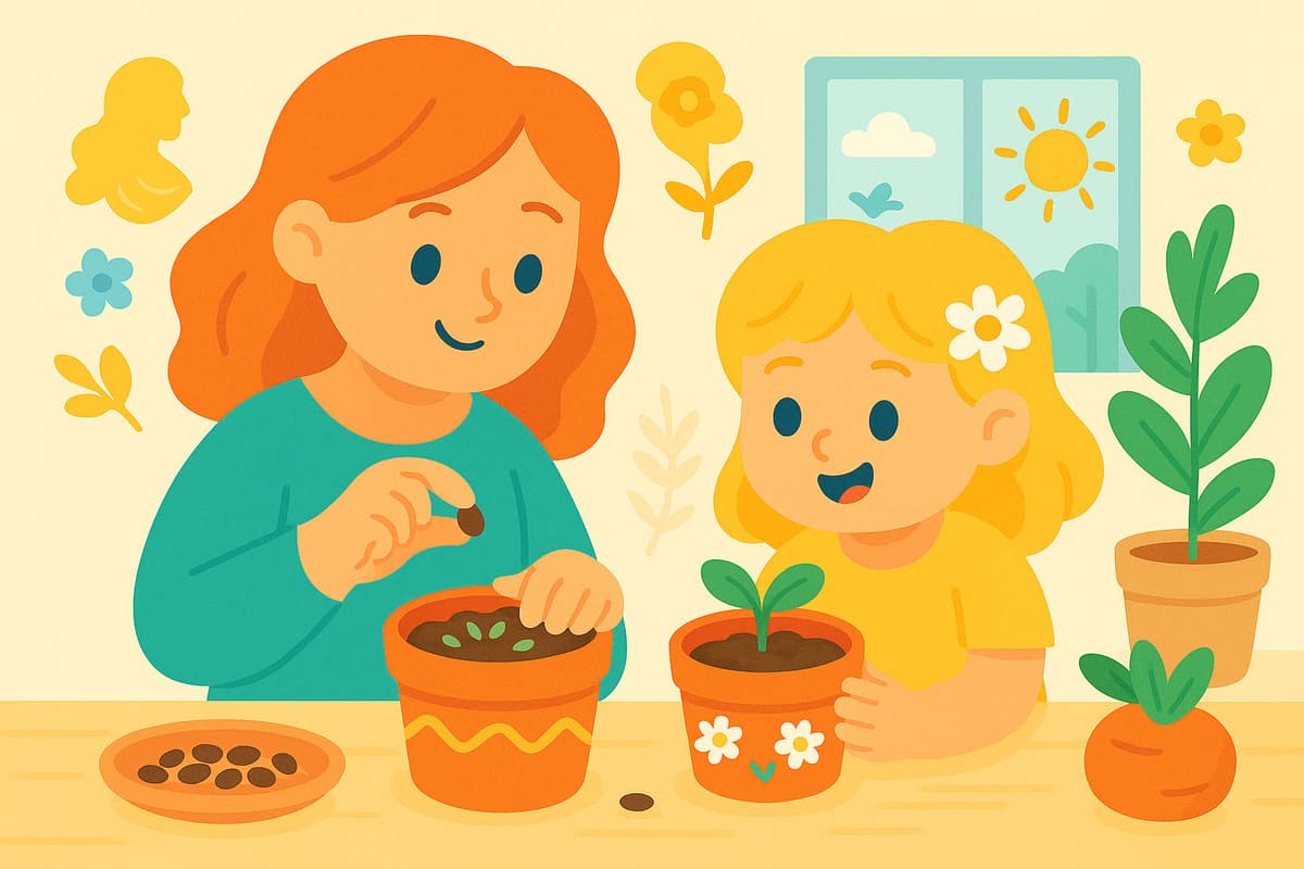 Planter quelque chose ensemble