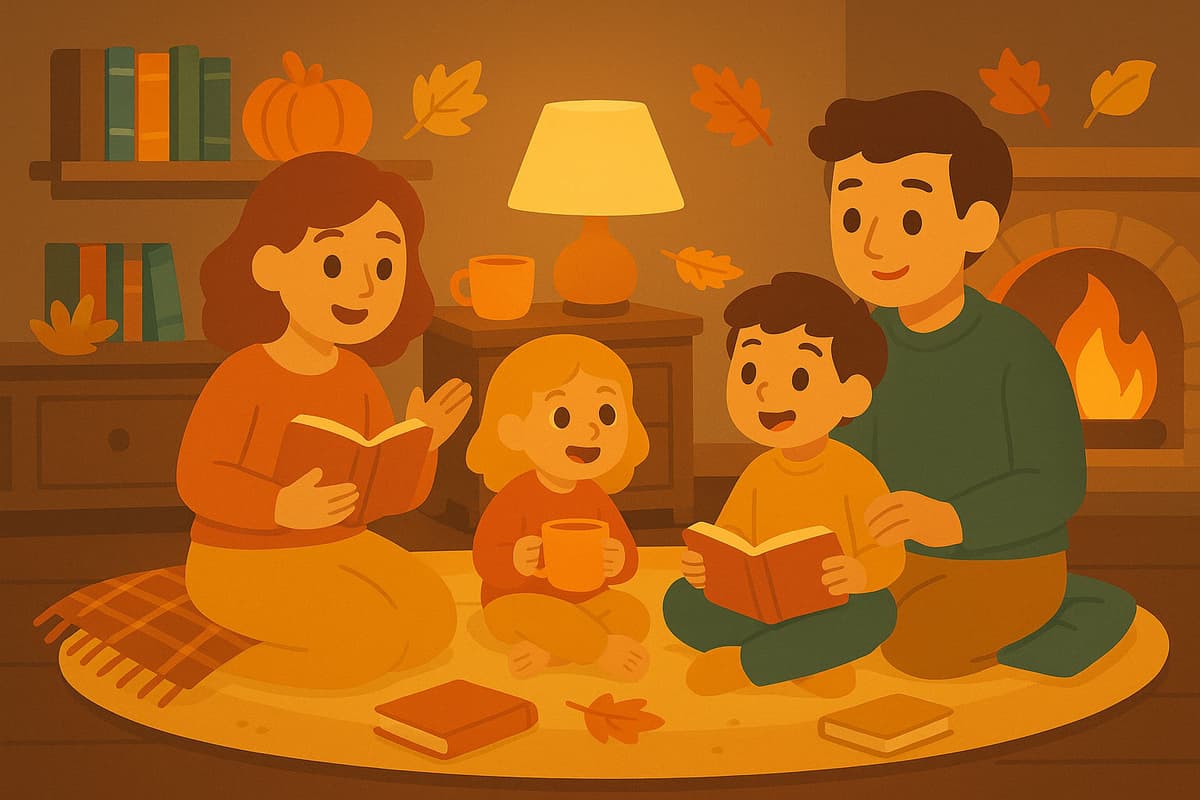 Veillée de contes en famille