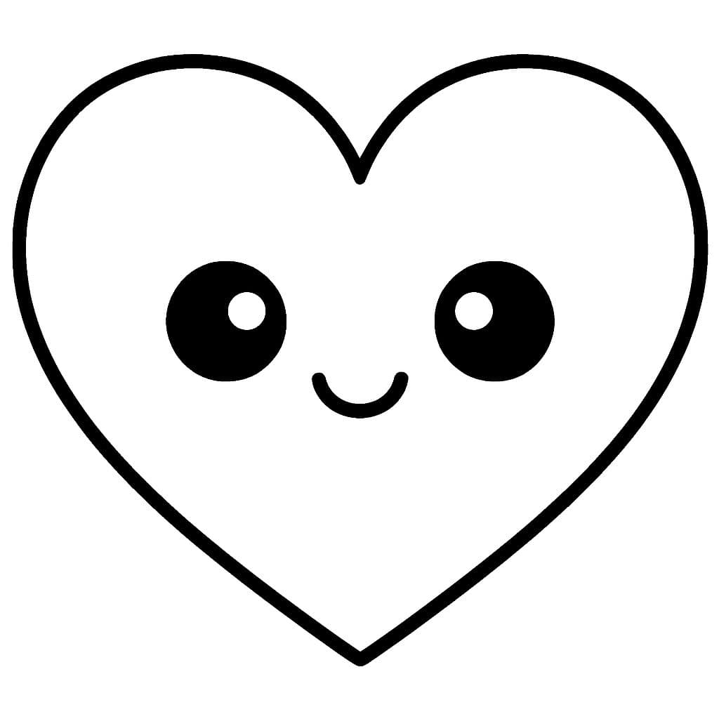 Un petit cœur souriant