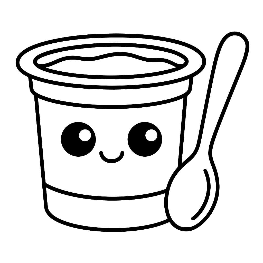 Un pot de yaourt mignon