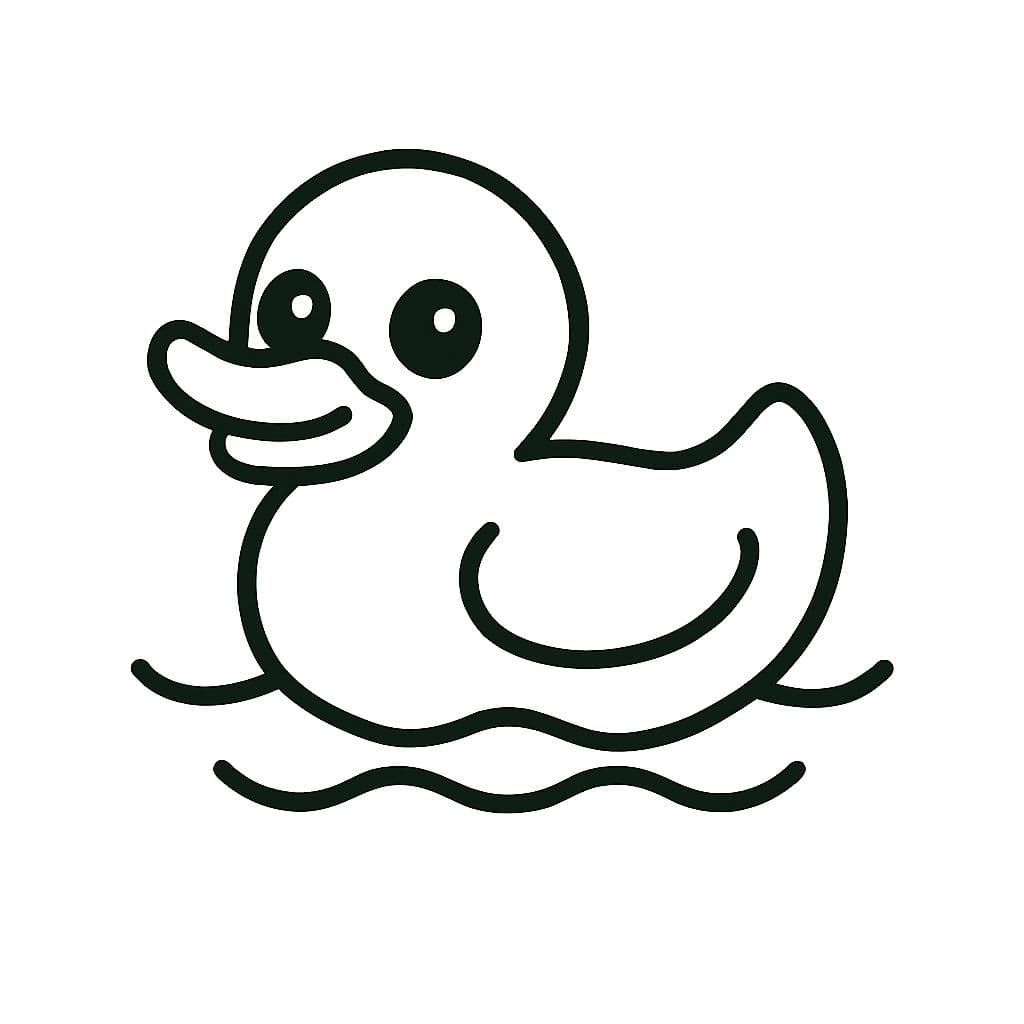 Canard en plastique flottant