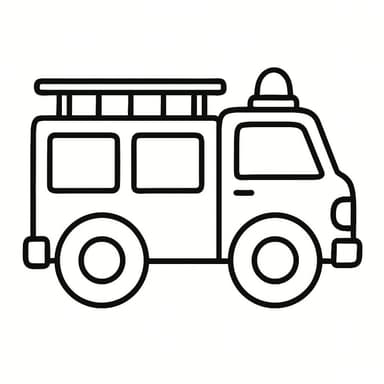 Camion de pompier vaillant