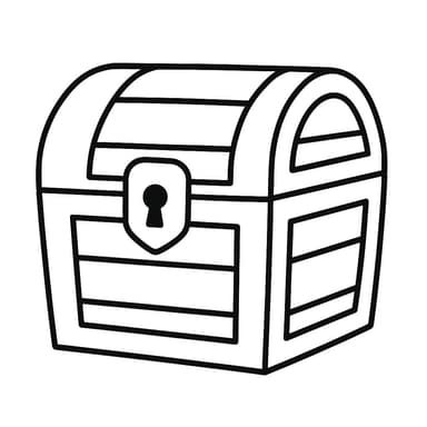 Coffre au trésor scellé