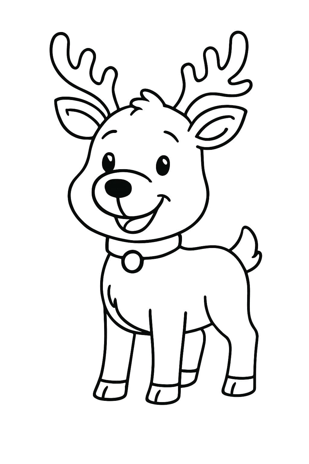 Renne de Noël malin