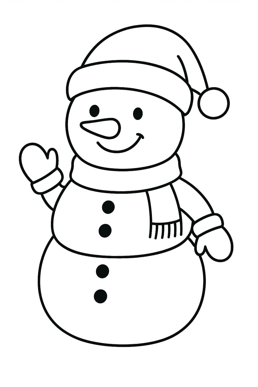 Bonhomme de neige de Noël
