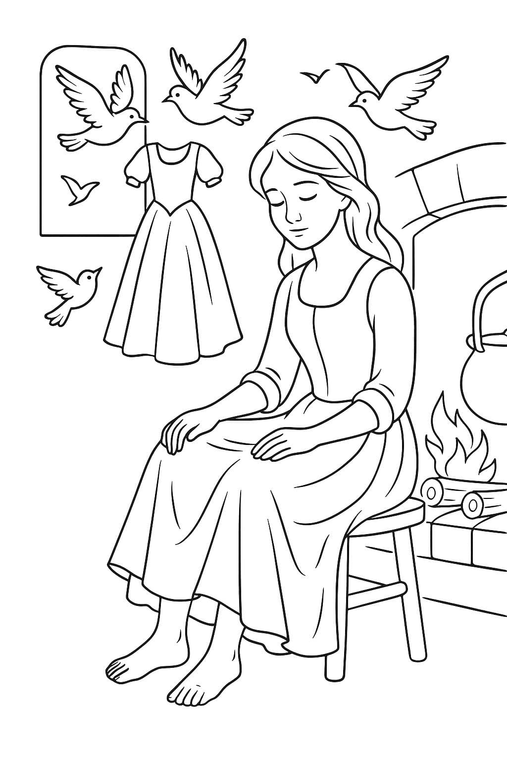 Aschenputtel au coin du feu