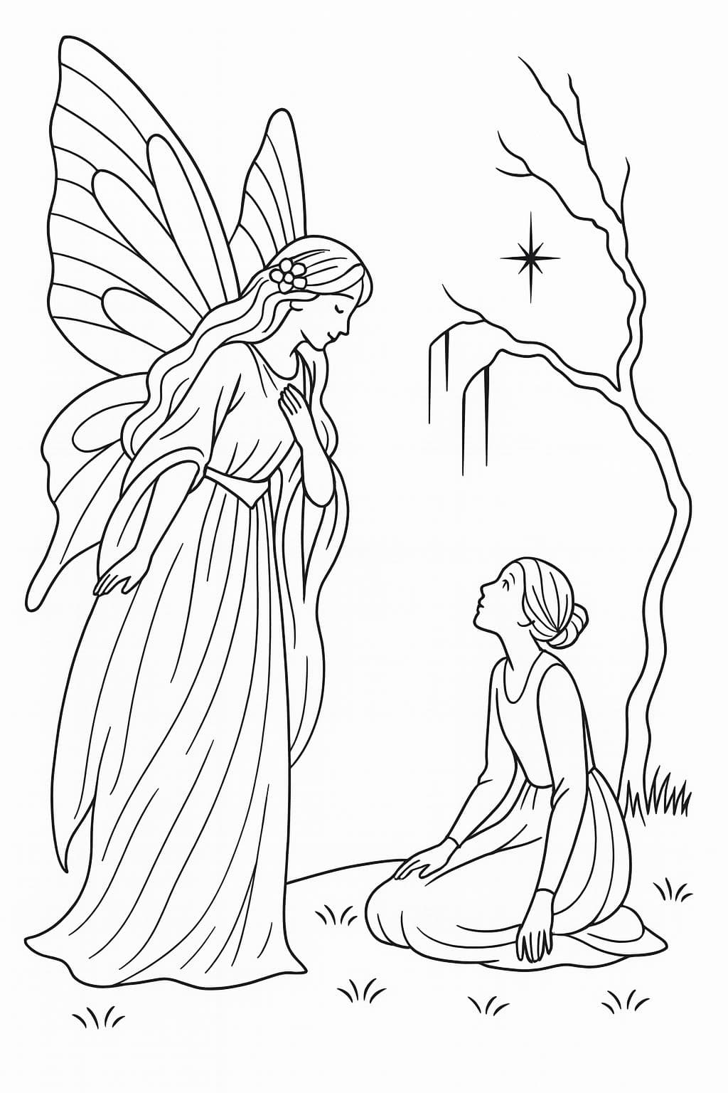 La Fée et l’Enfant – d’après Sterrett (1920)