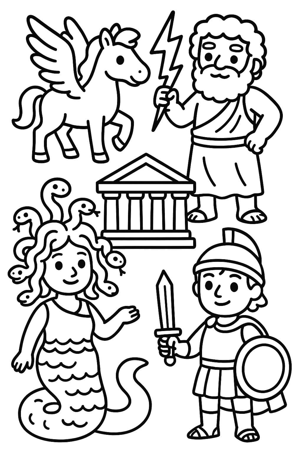 Dieux et Héros Grecs