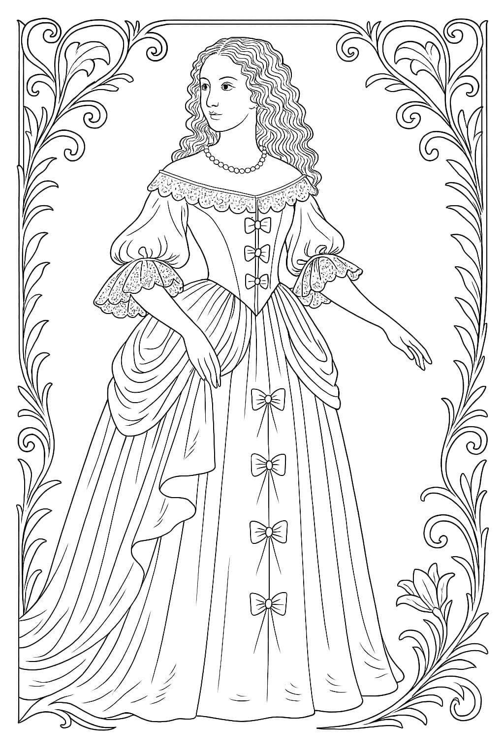 Dame élégante de la Belle Époque