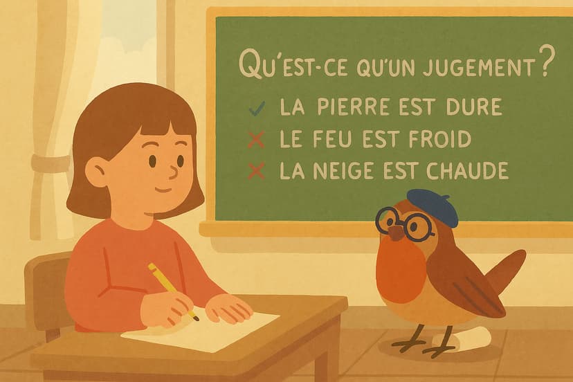 Former un jugement : apprendre à dire vrai ou faux