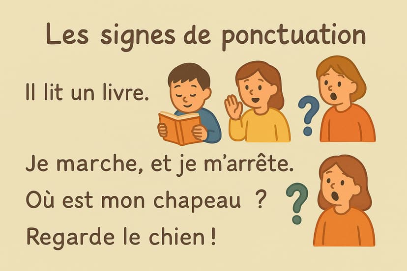 Les signes de ponctuation