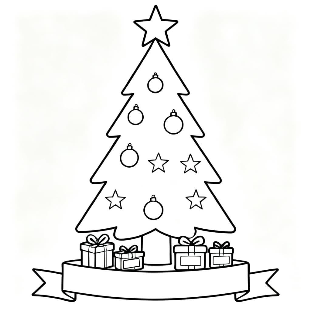 Sapin de Noël à décorer