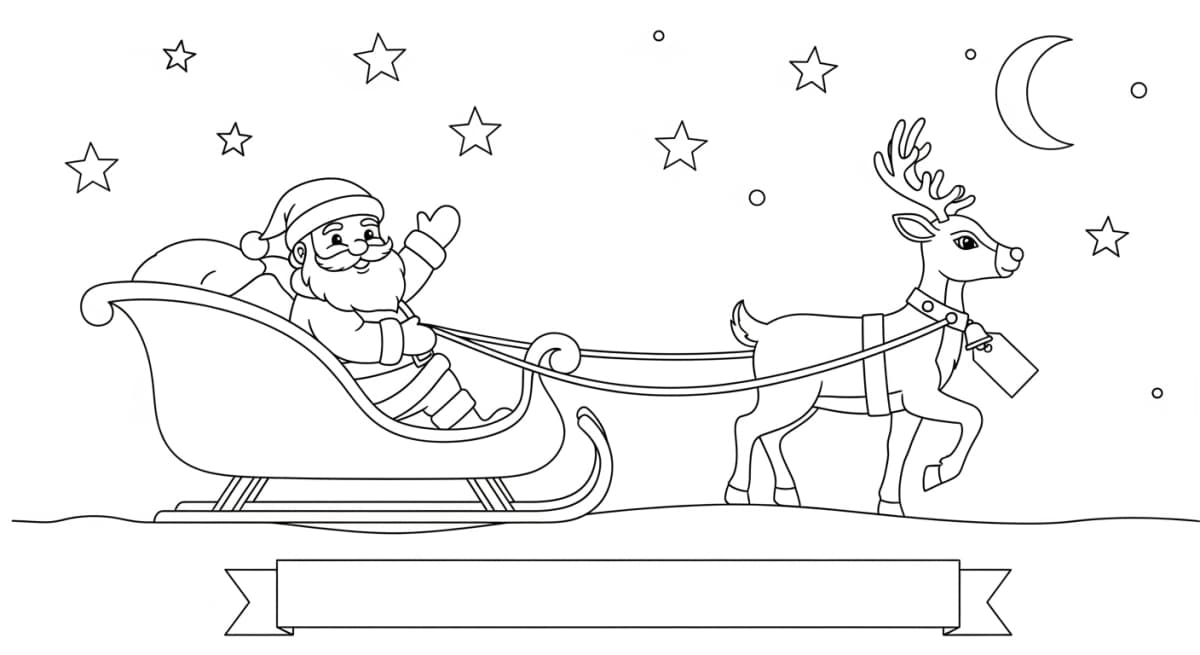 Le traîneau du Père Noël