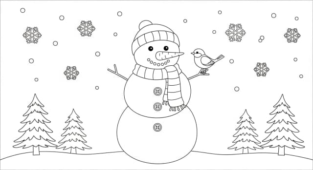 Bonhomme de neige classique