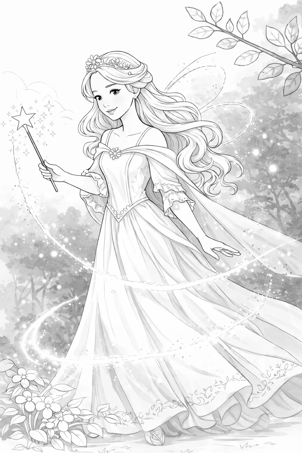 Le Prince Chéri – La fée Candide et sa baguette