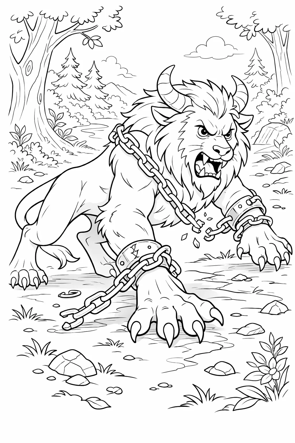 Le Prince Chéri – La métamorphose du prince en monstre