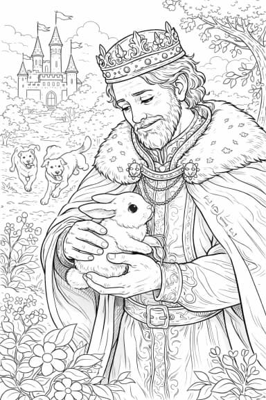 Le Prince Chéri – Le Roi Bon et le lapin blanc