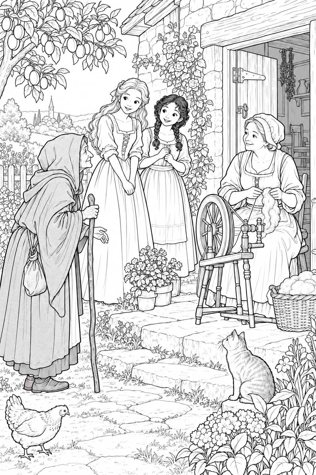 Coloriage sur la gentillesse à imprimer
